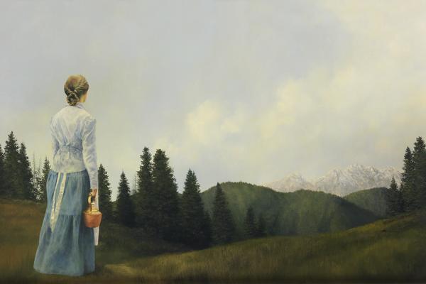 Mountain Home - 20 x 30 gicl&eacute;e on canvas (unmounted) by Al Young