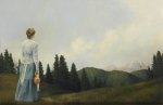 Mountain Home - 23.75 x 36.5 gicl&eacute;e on canvas (unmounted)