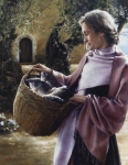 And Martha Served - 14 x 18 gicl&eacute;e on canvas (pre-mounted)