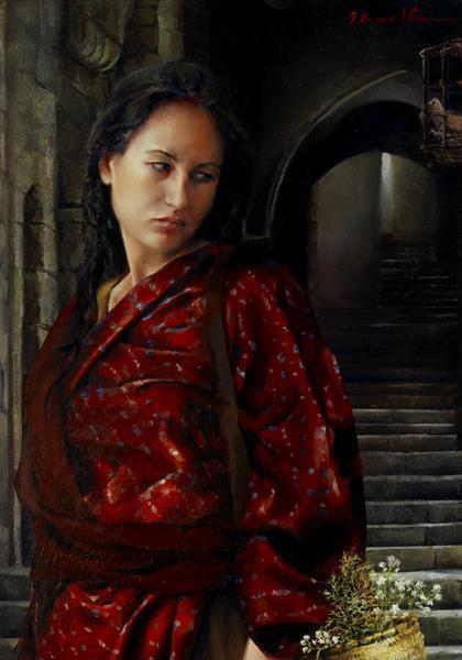 Many Sorrows - 16 x 20 gicl&eacute;e on canvas (pre-mounted) by Elspeth Young