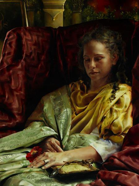 Upon Awakening - 18 x 24 gicl&eacute;e on canvas (pre-mounted) by Elspeth Young
