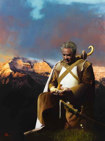 At The Going Down Of The Sun - 12 x 16 gicl&eacute;e on canvas (pre-mounted) by Al Young