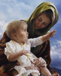 So They Brought Their Little Children - 16 x 20 gicl&eacute;e on canvas (pre-mounted)