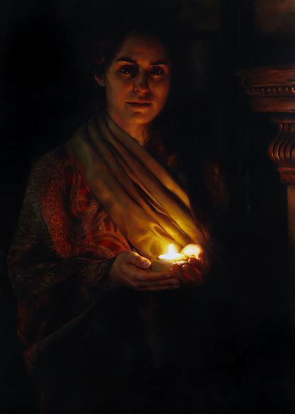Go Forth To Meet The Bridegroom - 20 x 28 gicl&eacute;e on canvas (unmounted) by Elspeth Young