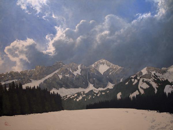 Den Kommende Våren - 12 x 16 gicl&eacute;e on canvas (pre-mounted) by Al Young