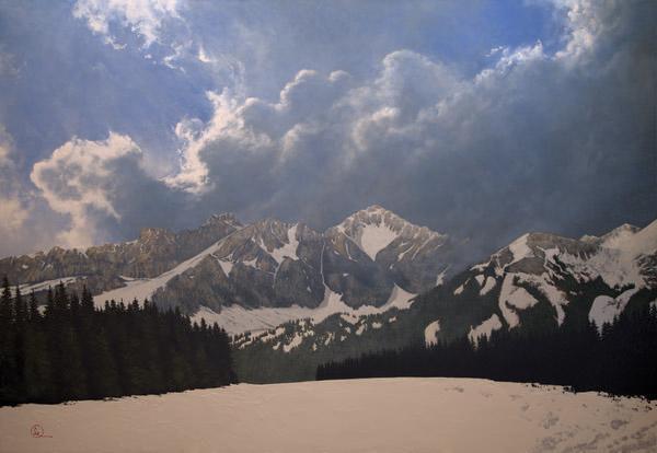 Den Kommende Våren - 48 x 69.5 gicl&eacute;e on canvas (unmounted) by Al Young