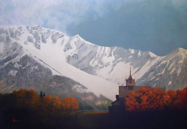 Den Kommende Vinteren - 30 x 43.5 gicl&eacute;e on canvas (unmounted) by Al Young
