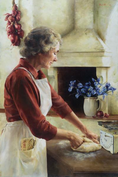 A Labor Of Love - 18 x 27 gicl&eacute;e on canvas (unmounted) by Elspeth Young