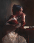 With Consoling Words - 24 x 30 gicl&eacute;e on canvas (unmounted)