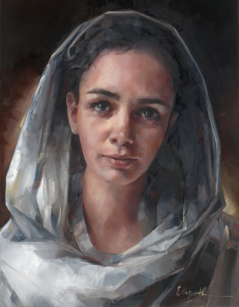 A Precious and Chosen Vessel - 14 x 18 gicl&eacute;e on canvas (pre-mounted) by Elspeth Young