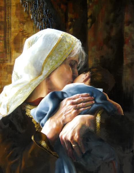 Is Anything Too Hard For The Lord - 14 x 18 gicl&eacute;e on canvas (pre-mounted) by Elspeth Young