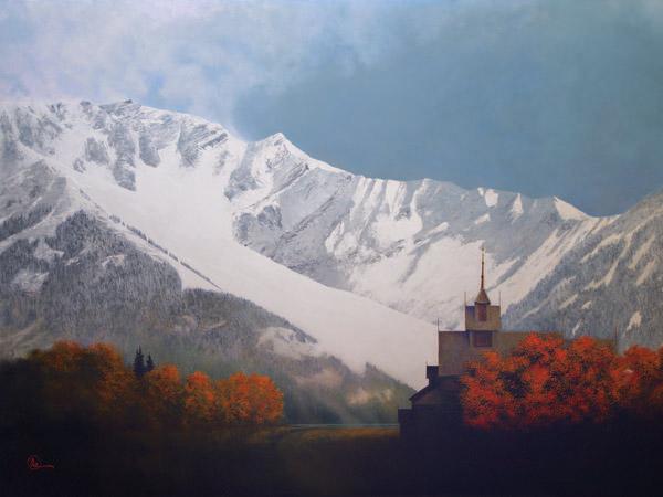 Den Kommende Vinteren - 18 x 24 gicl&eacute;e on canvas (pre-mounted) by Al Young