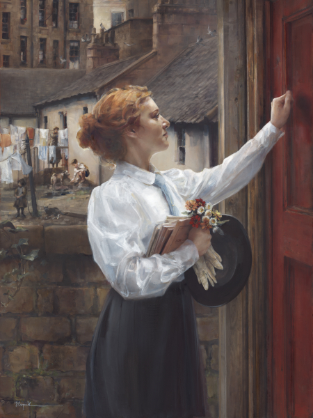 One More Door - 36 x 48 giclée on canvas (unmounted) by Elspeth Young