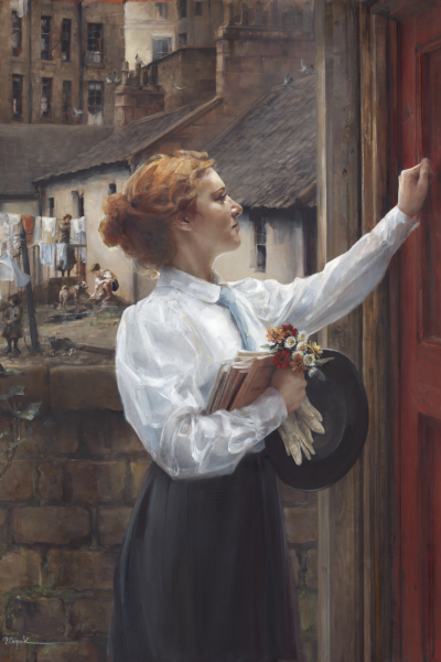 One More Door - 20 x 30 gicl&eacute;e on canvas (unmounted) by Elspeth Young