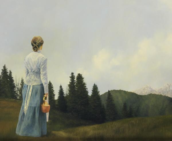 Mountain Home - 20 x 24 gicl&eacute;e on canvas (unmounted) by Al Young