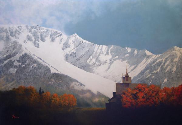 Den Kommende Vinteren - 20 x 29 gicl&eacute;e on canvas (unmounted) by Al Young