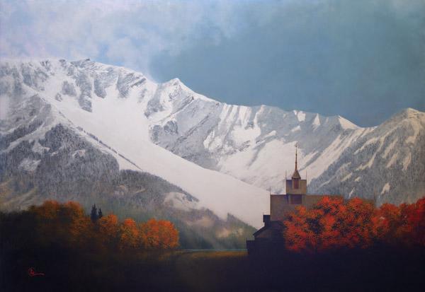 Den Kommende Vinteren - 36 x 52.25 gicl&eacute;e on canvas (unmounted) by Al Young