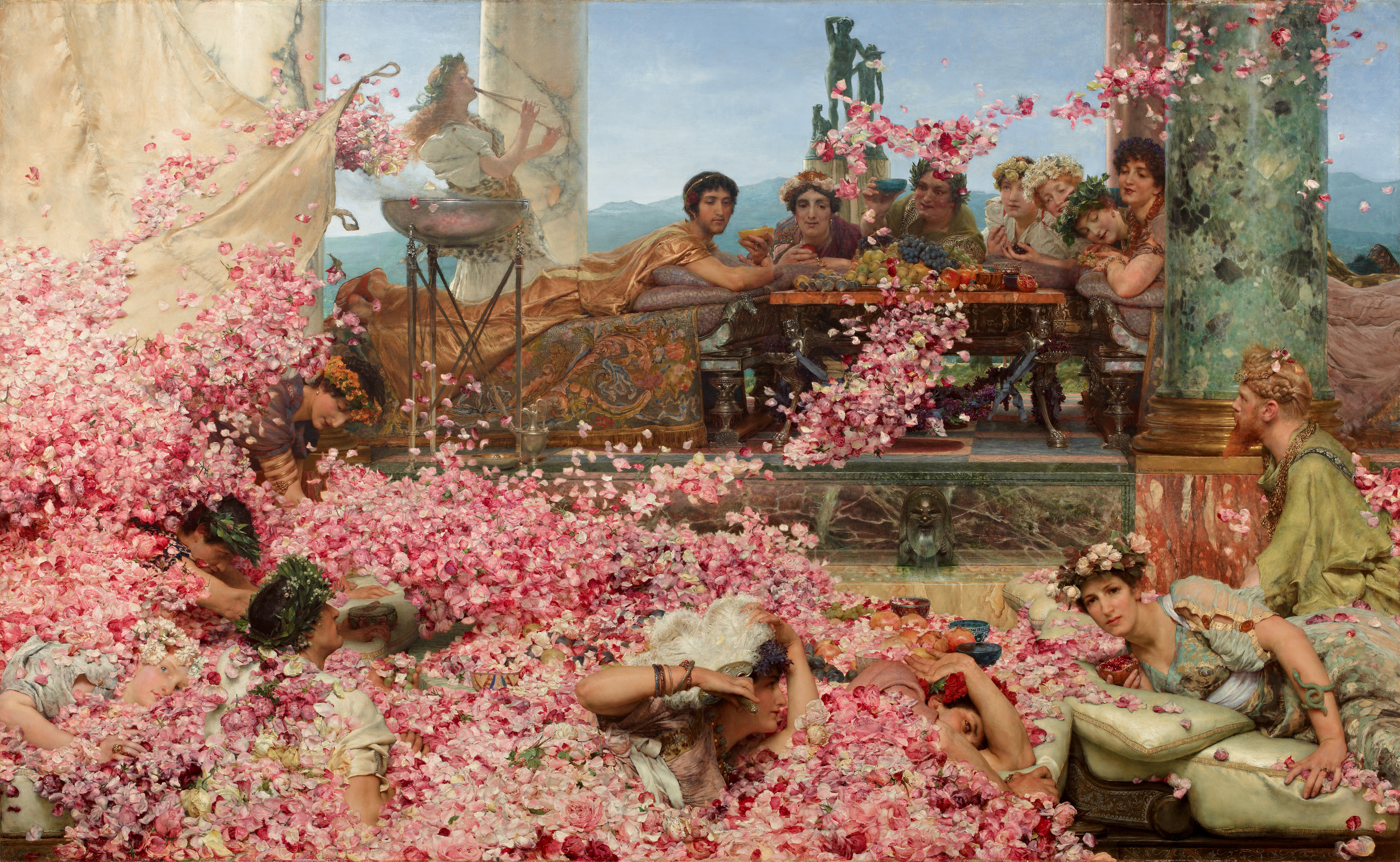 The Roses of Hileogabalus, a commission painted in 1888 by Lawrence Alma Tadema.