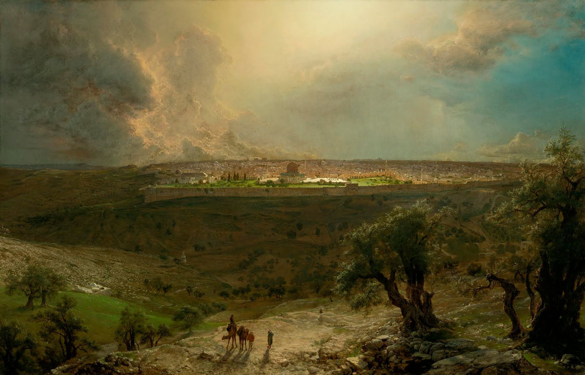 Jerusalem from the Mount of Olives by Frederic Edwin Church