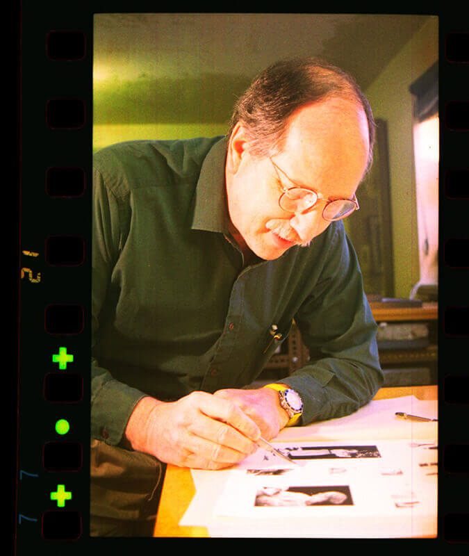 W. Wayne Kimball with Lithographs