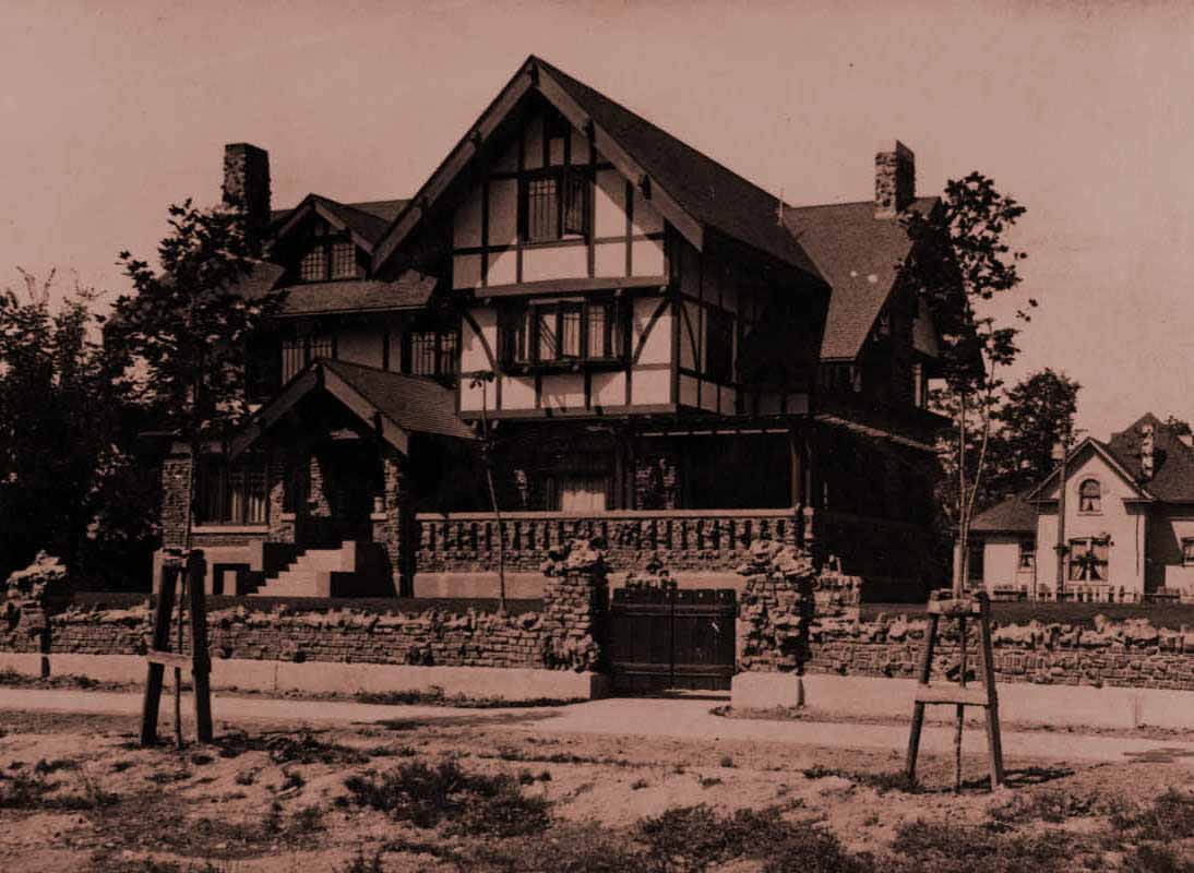 The knight-mangum mansion, provo, utah, completed in 1908Photograph courtesy of the Marriott Library...