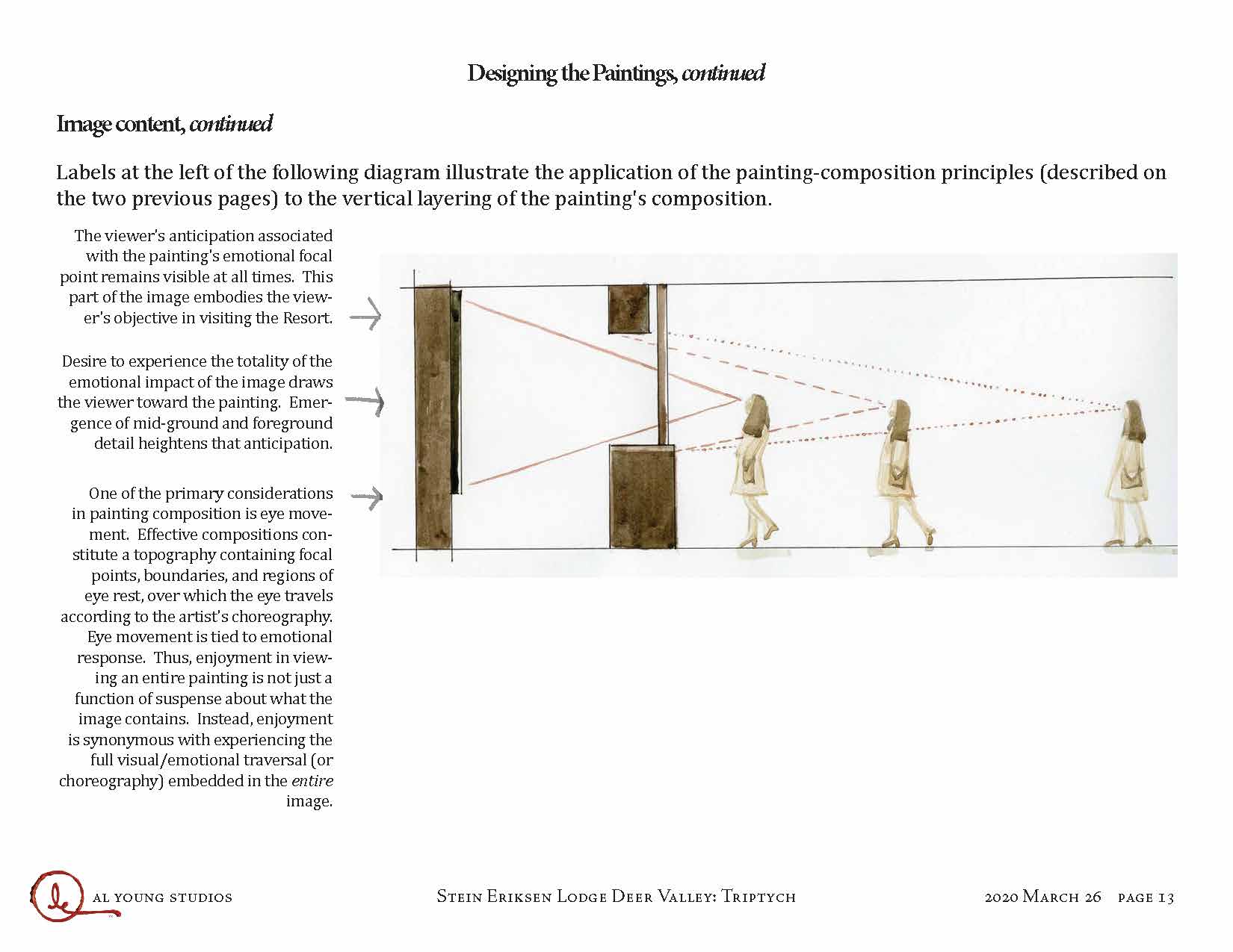 Following the February site visit, the Studios prepared a design document setting forth principles i...