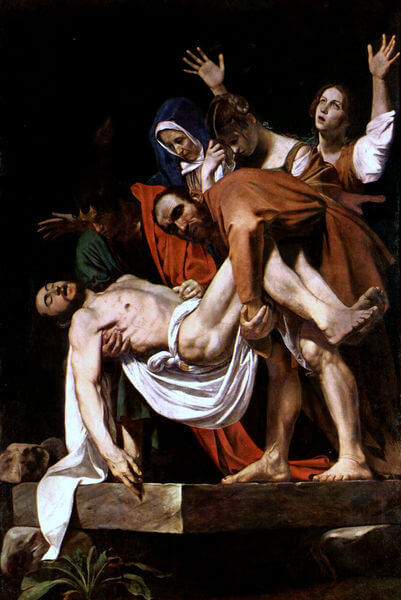 The Entombment of Christ by Caravaggio was one of many Renaissance artworks that Elspeth studied dur...