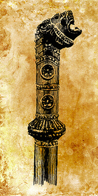 Lion Staff