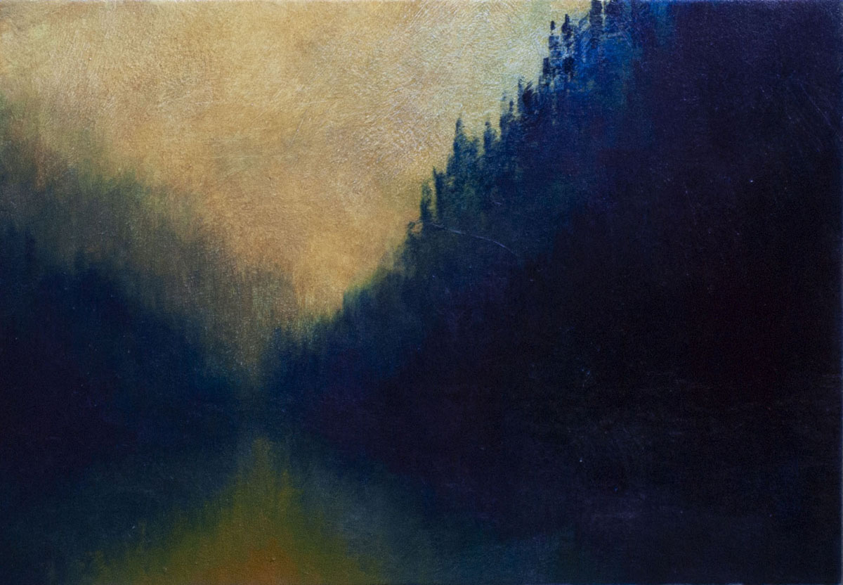 Omana Imariva (The Far Isles)Oil on panel - 7.06 in. x 10.56 in.Endowed - Completed 2019 S...