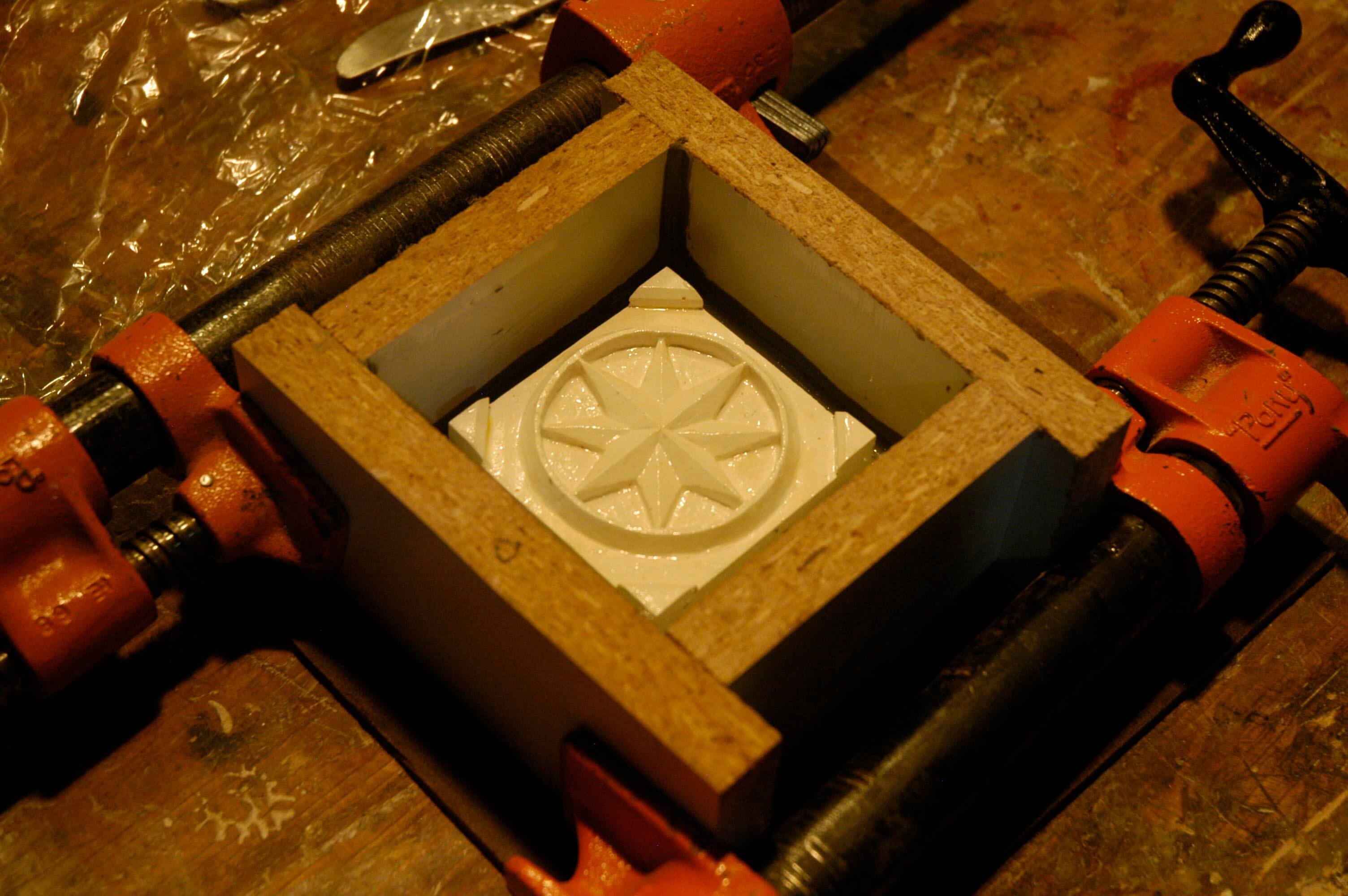 Ashton designed two elements to be featured in the frame for We Have Toiled All The Night.&nbsp;&nbs...