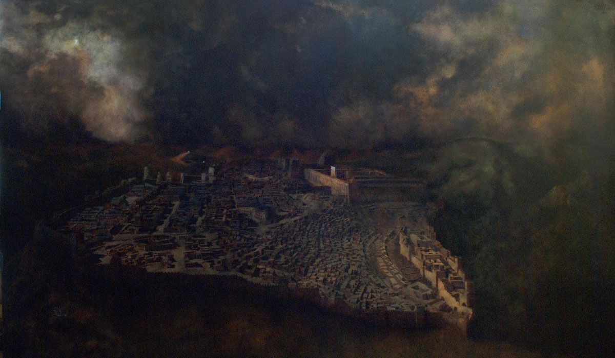 Rending the Veil: The Path of DiscipleshipOil on panel - 48 in. x 84 in.Endowed&nbsp;-&nbsp;Complete...