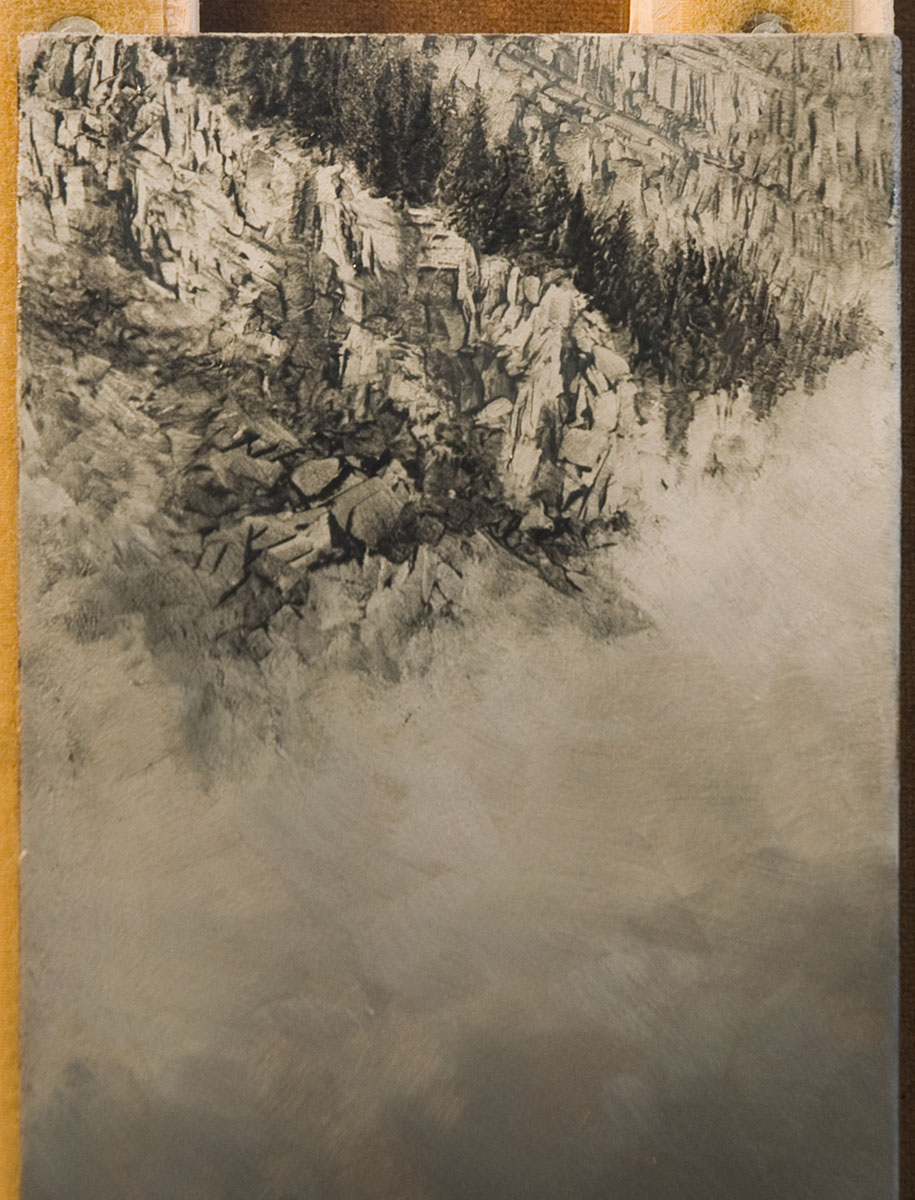 This detail from a miniature panel (5 in. wide) was an early experiment with a wedge.&nbsp;&nbsp;As ...