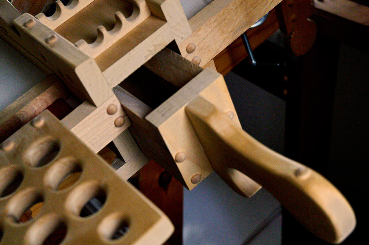 Here, the trough slides into place under the pencil sharpener.&nbsp;&nbsp;The upper edges of the sid...