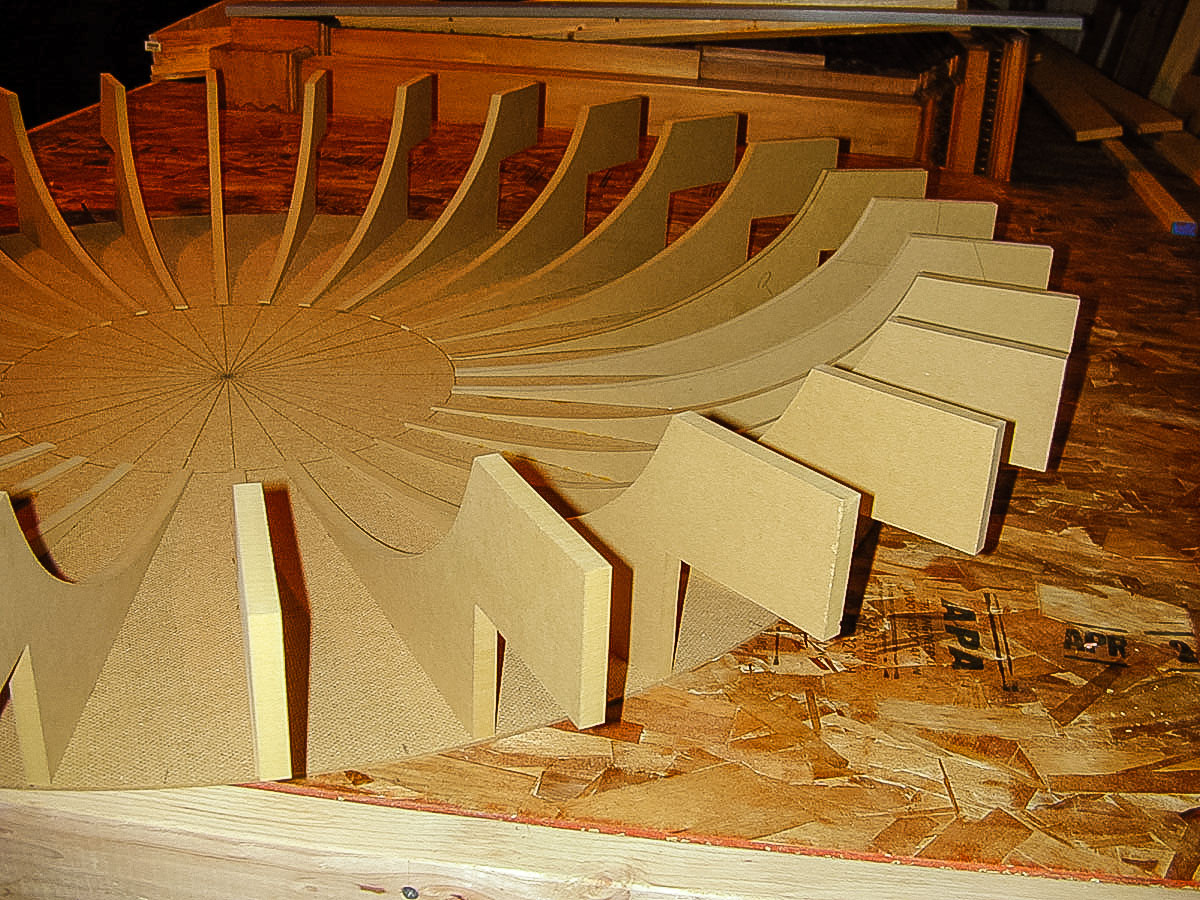 To make it possible to paint the dome at the Studios&mdash;instead of having to work upside down aft...