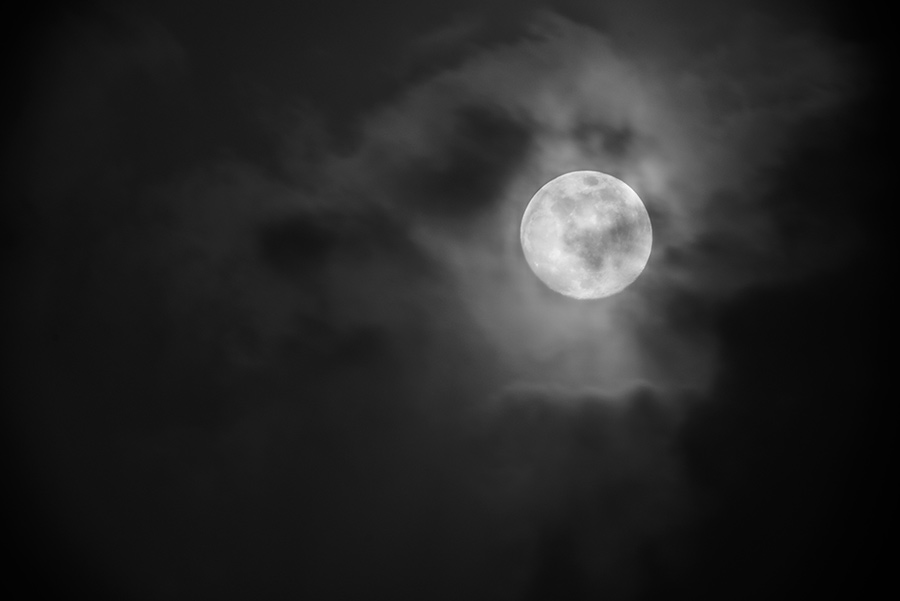 Moon through the Clouds, IV
