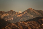 Moonrise between the Peaks