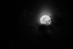 Moon through the Clouds, II - 20 x 30 lustre print