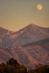 Moon above the Summit - 16 x 24 lustre print